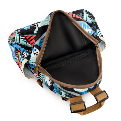 Trendiger Grafikdruck-Rucksack Brehn