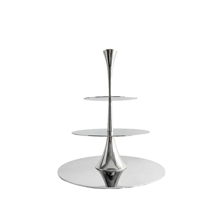 Elegante zweistufige Servierplatte