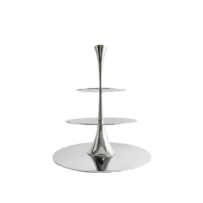 Elegante zweistufige Servierplatte