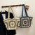 Handgefertigte Strandtasche Im Geometrischen Design Brehn