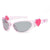Damen modische Sonnenbrille mit herzförmigem Detail Brehn
