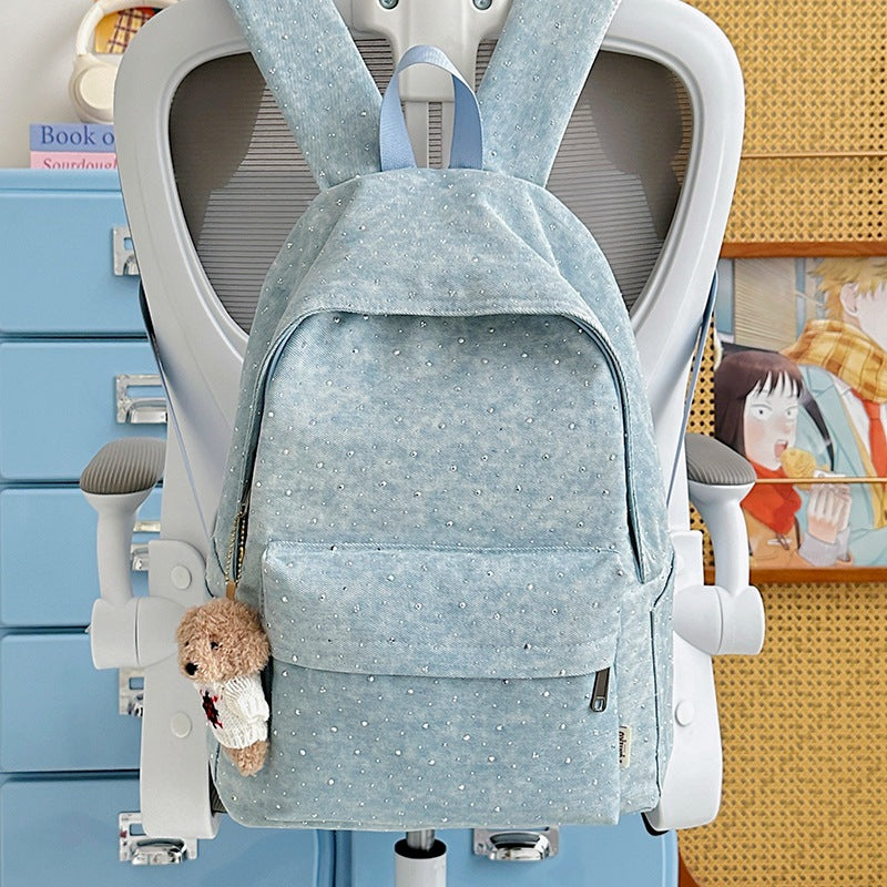 Lässiger leichter Rucksack mit gepunktetem Design Brehn