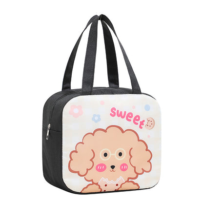 Adorable Cartoon Isolierte Lunch Tasche