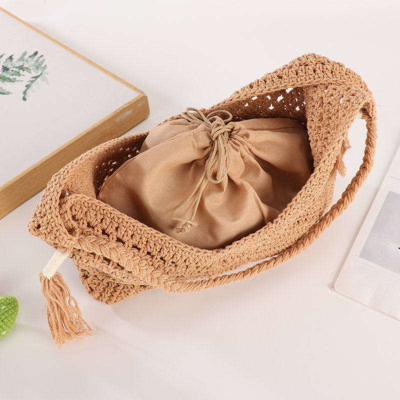 Handgefertigte Makramee-Tasche Brehn