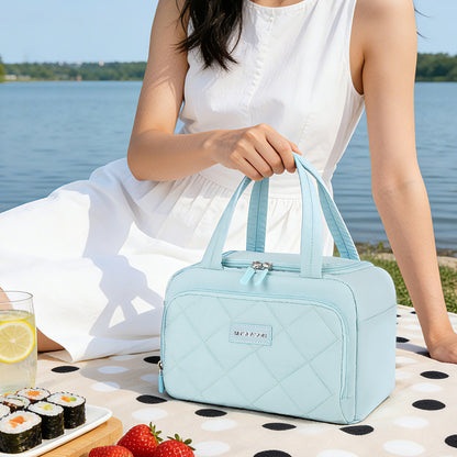 Stylische isolierte Lunch-Tasche