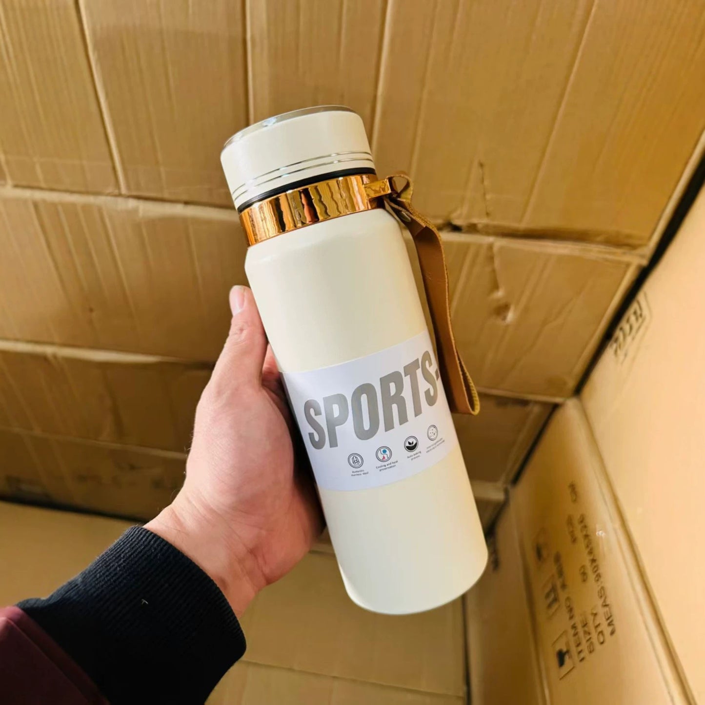 Unisex Sportliche Thermo-Trinkflasche Brehn