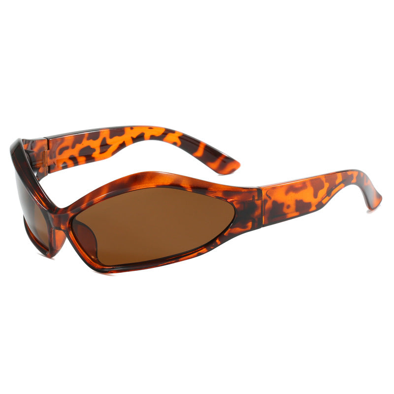 Damen Sportliche Sonnenbrille mit aerodynamischem Design Brehn