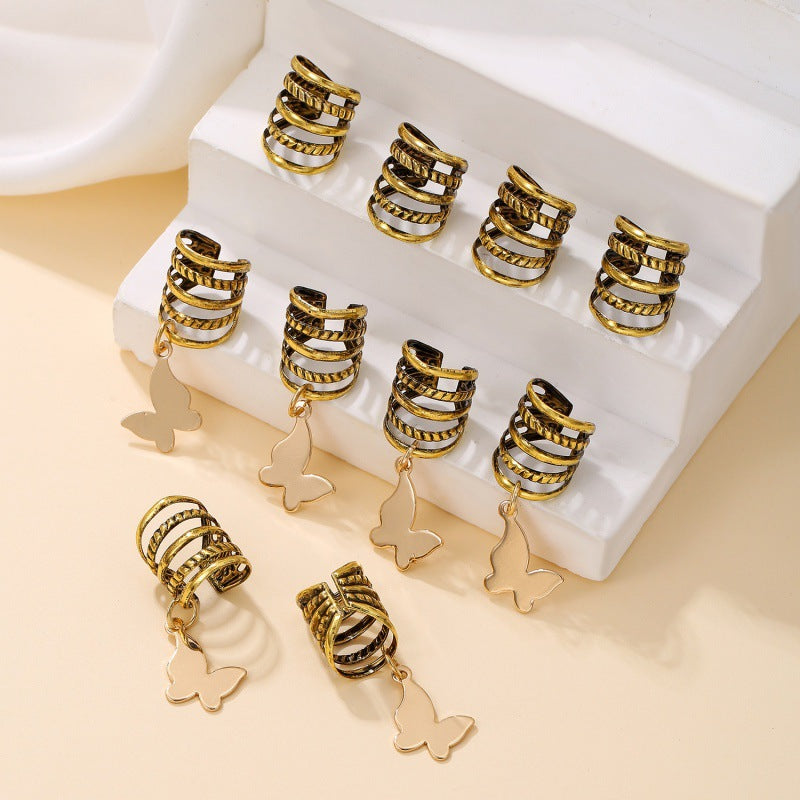Stilvolle Haarclips mit Muschelmuster Brehn