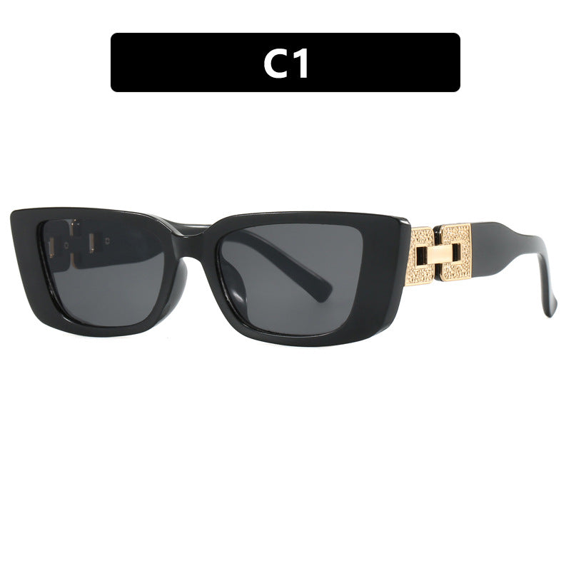 Damen modische Oversized Sonnenbrille mit einzigartigem Leopardenmuster Brehn