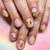 Künstlerisches Regenbogen-Nagelkunst-Set Brehn