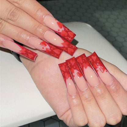 Floral Design Acryl Nagelkunst
