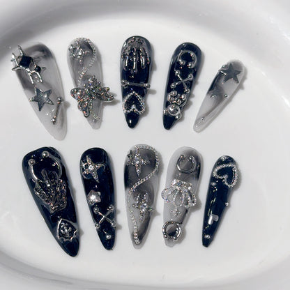 Glamouröse Nagelkunst Verlängerungen