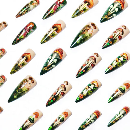 Künstlerische Fantasie Nagelkunst Brehn
