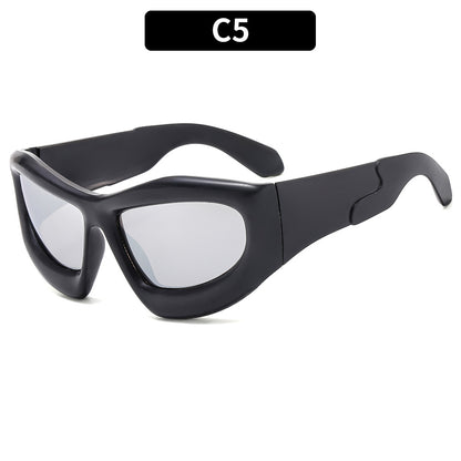 Futuristische Sport Schild Sonnenbrille