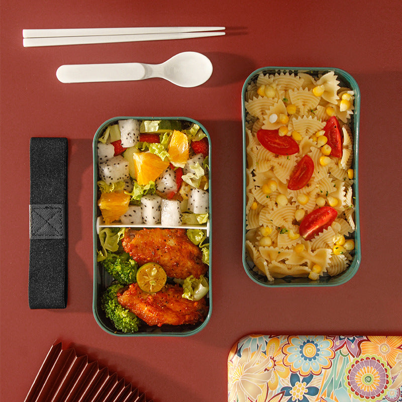 Umweltfreundliche Doppelschicht Lunchbox