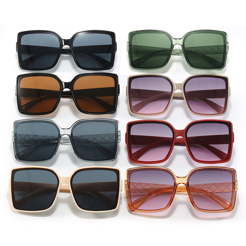 Damen modische quadratische Sonnenbrille mit elegantem Gestell Brehn
