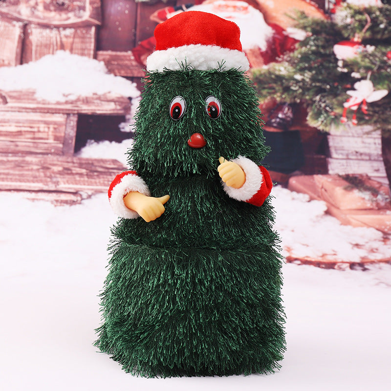 Lustige Weihnachtsmann Deko Figur Brehn