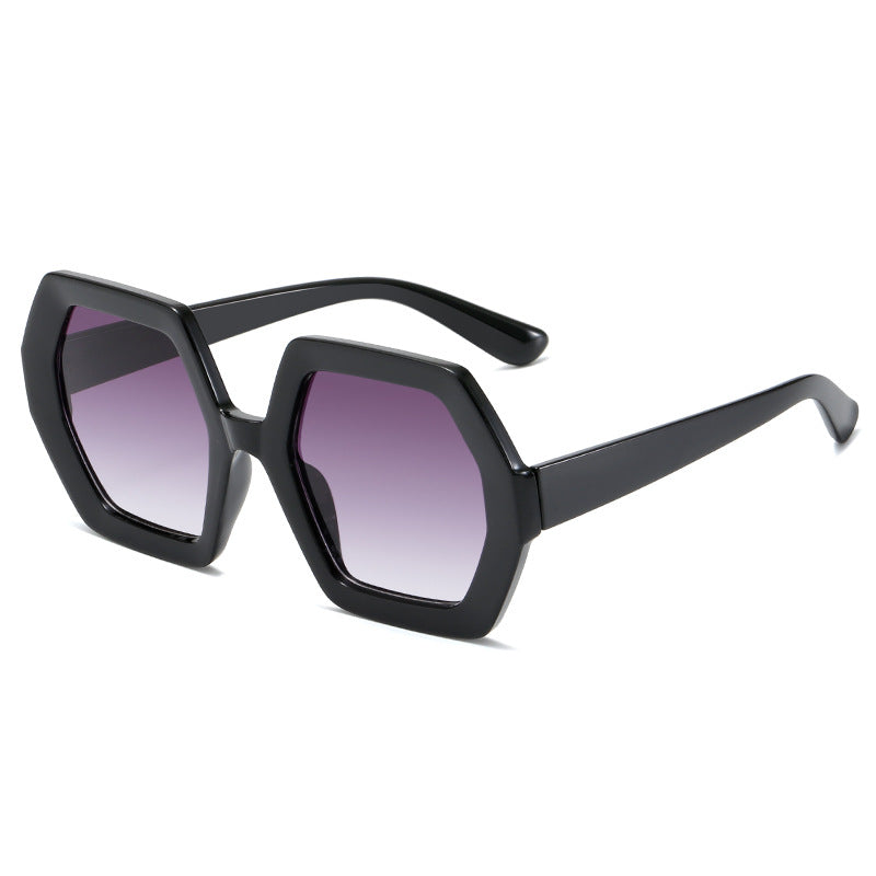 Damen hexagonale Sonnenbrille mit komfortablem Rahmen Brehn