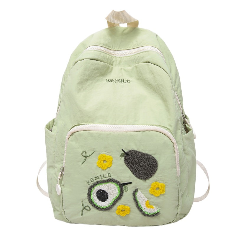 Lässiger bestickter Schulrucksack Brehn
