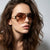 Damen oversized Sonnenbrille mit markantem Rahmen und sanften Farbverlauf Brehn