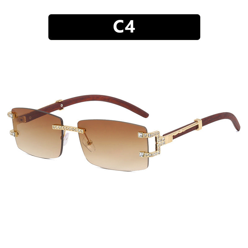 Damen exklusive Sonnenbrille im eleganten Design mit Strass-Akzenten Brehn