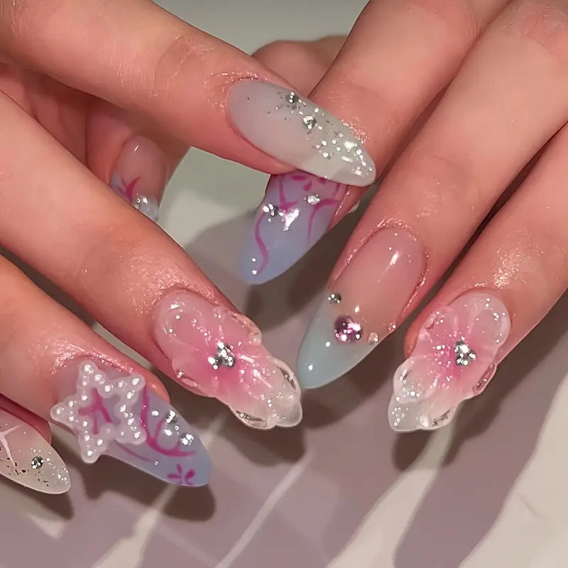 Künstlerische Gel Nagelverlängerungen Brehn