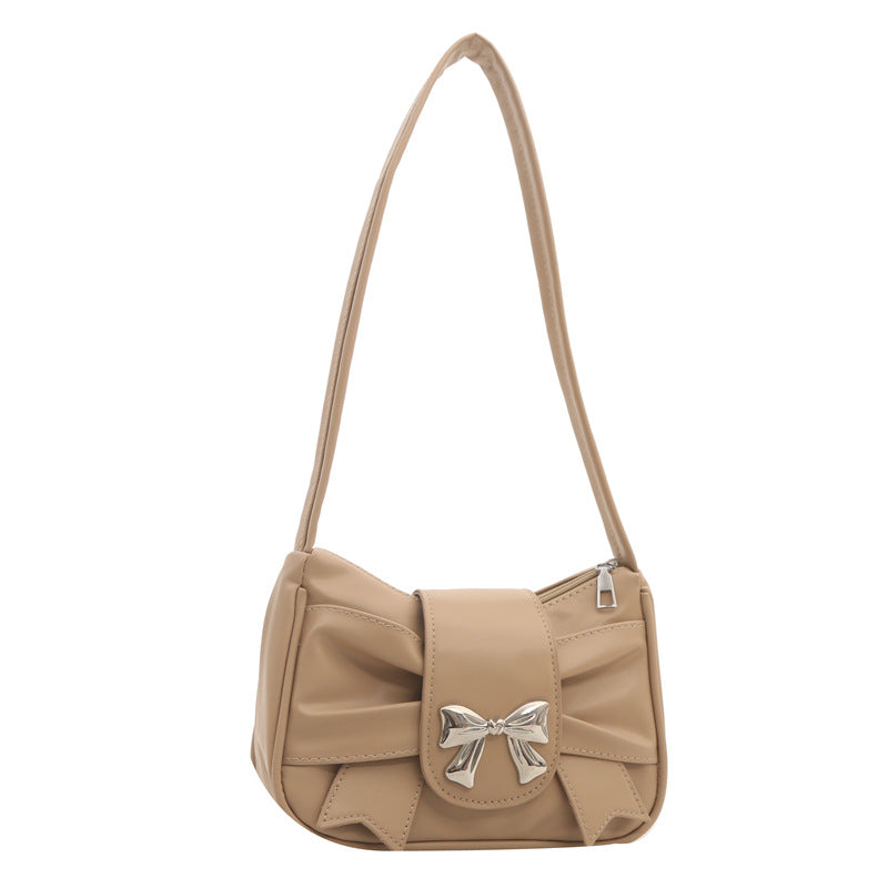 Elegante Schleifenakzent Schultertasche Brehn