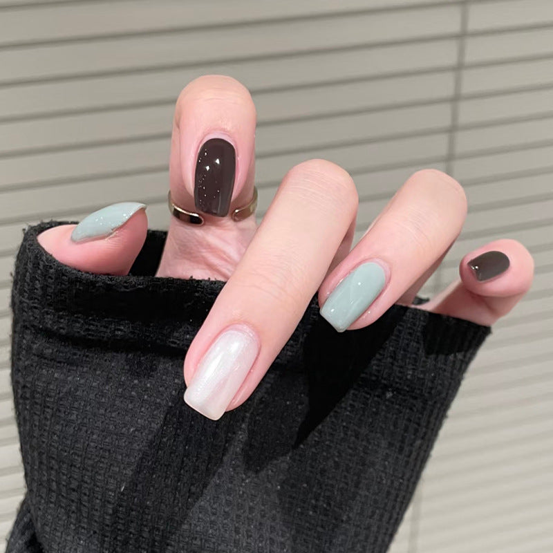 Dekorative Glitzernde Press-On Nail Tips Brehn