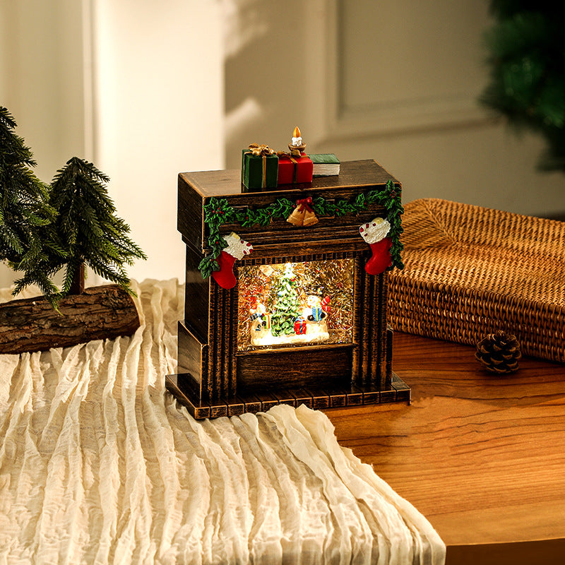 Dekorative Weihnachtsromantik Kaminfigur Brehn