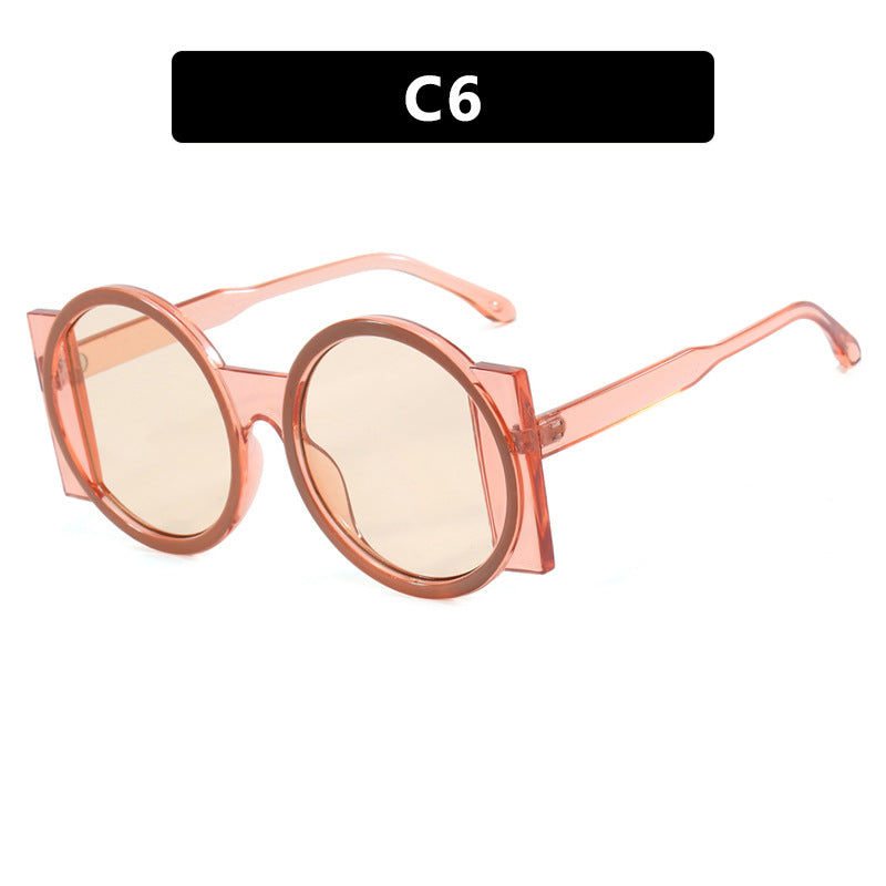 Damen oversized Sonnenbrille mit eckigem Rahmen und UV-Schutz Brehn