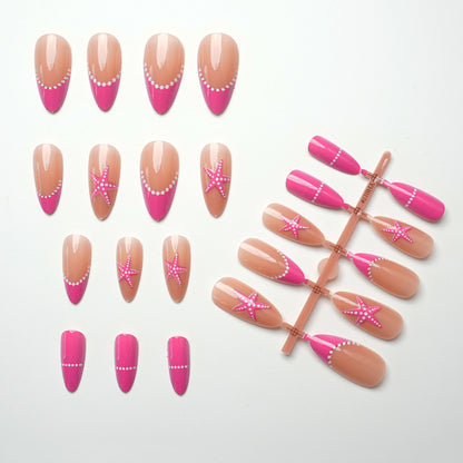 Künstlerisches Seestern Nagelkunst Set