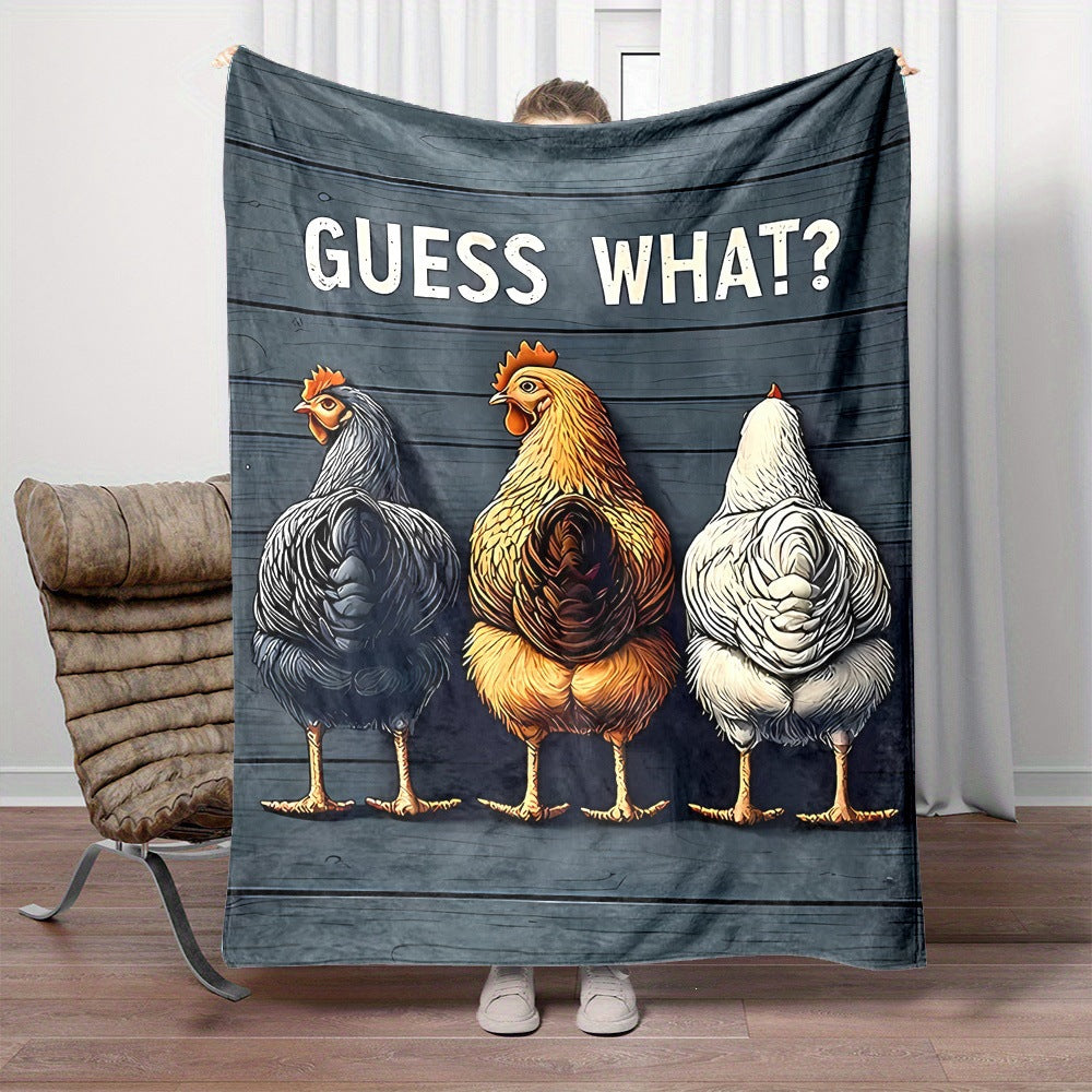 Weiche Cartoon-Dackel-Themen-Fleece-Decke