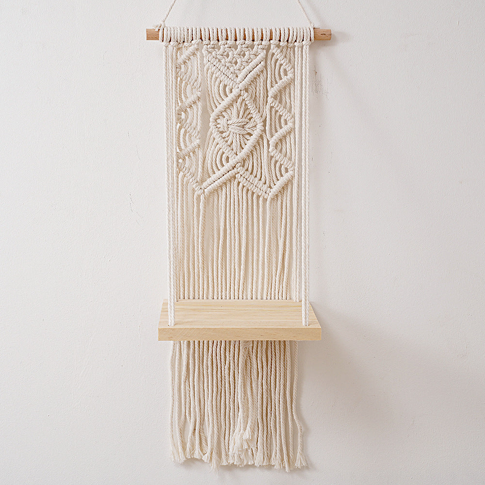 Macramé Wandhängende Pflanzenregal Brehn