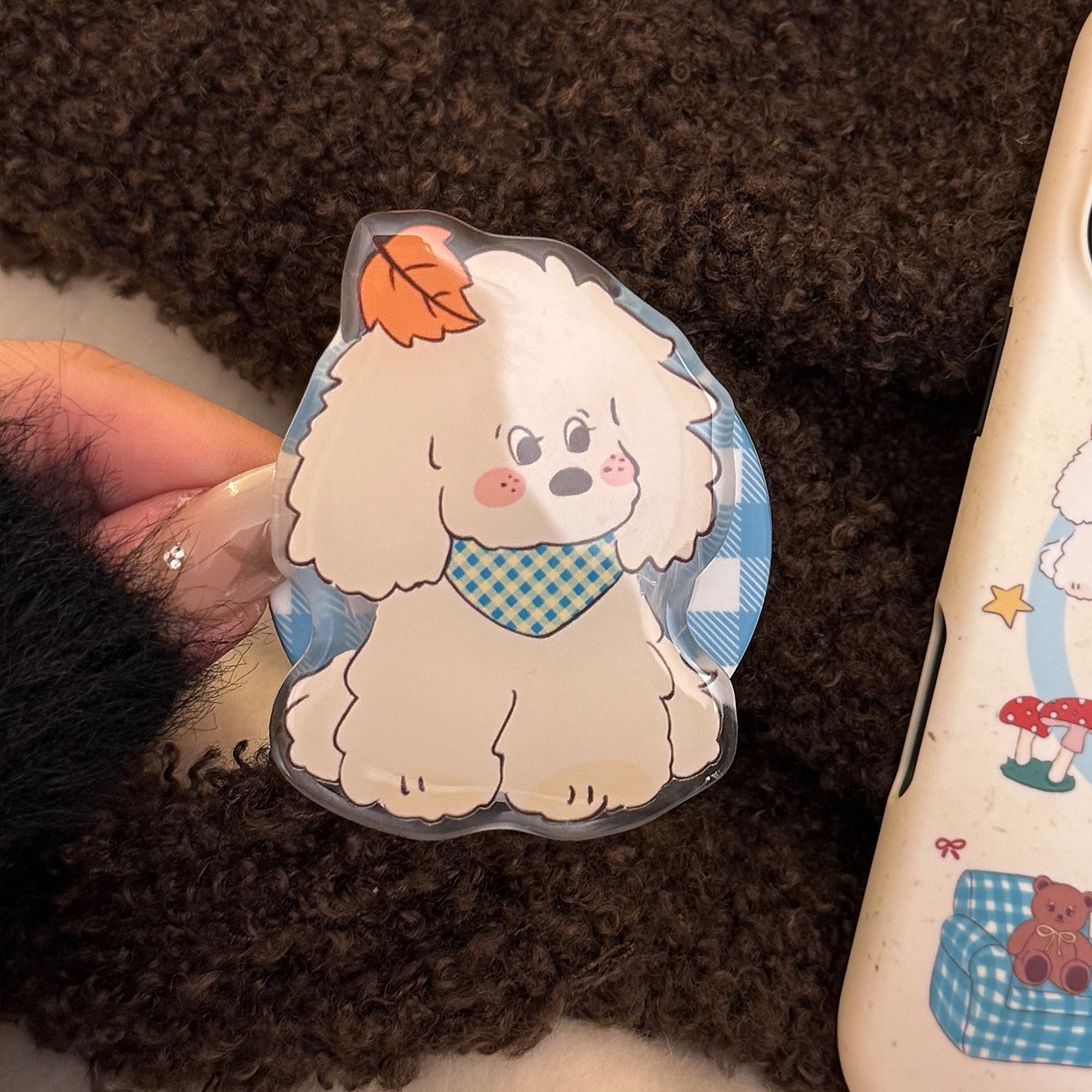 Niedlicher Hunde Smartphone Halter Brehn
