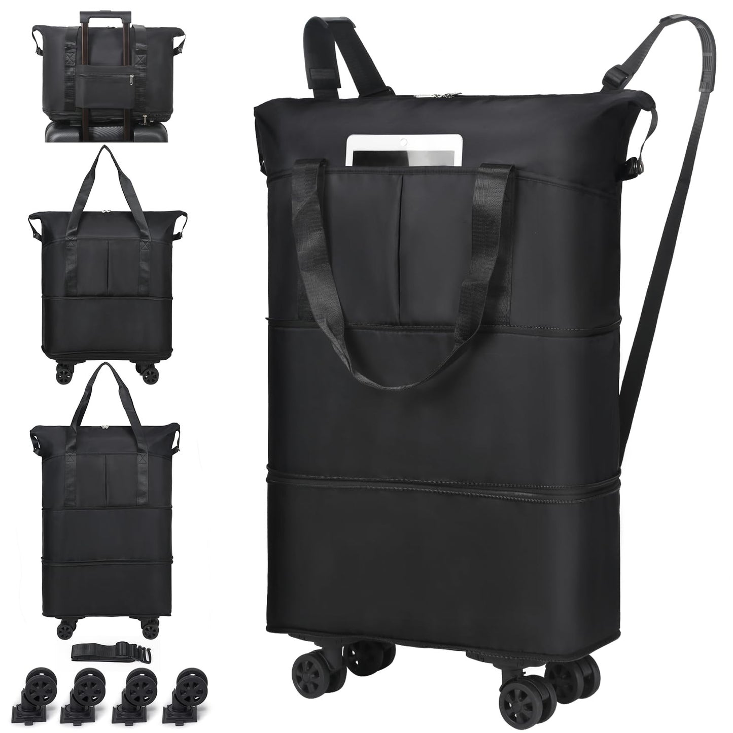 Damen Rollbare Einkaufstasche Brehn