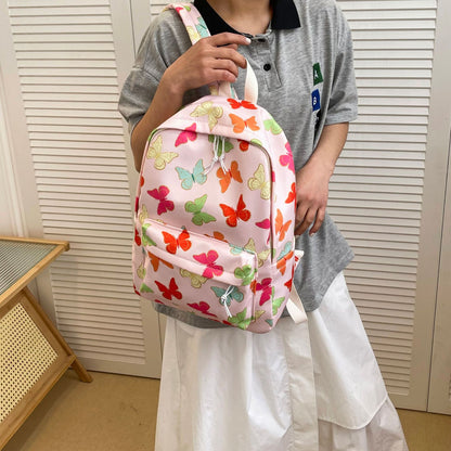Lebhafte Schmetterlingsmuster-Rucksack Brehn