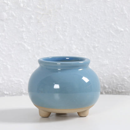 Zeitgenössische Kurvenkeramische Vase Brehn
