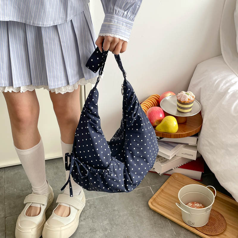 Modische Pünktchen Hobo Tasche