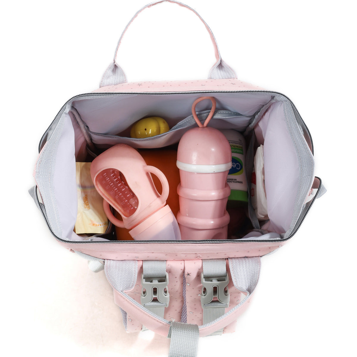 Stylische Multi-Taschen Wickelrucksack Brehn