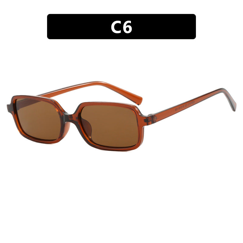 Damen quadratische Sonnenbrille mit einzigartigem, extravaganten Design und UV-Schutz Brehn
