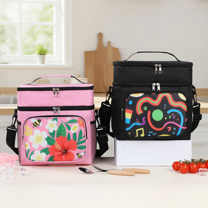 Isolierte Blumen-Lunch-Kühltasche Brehn