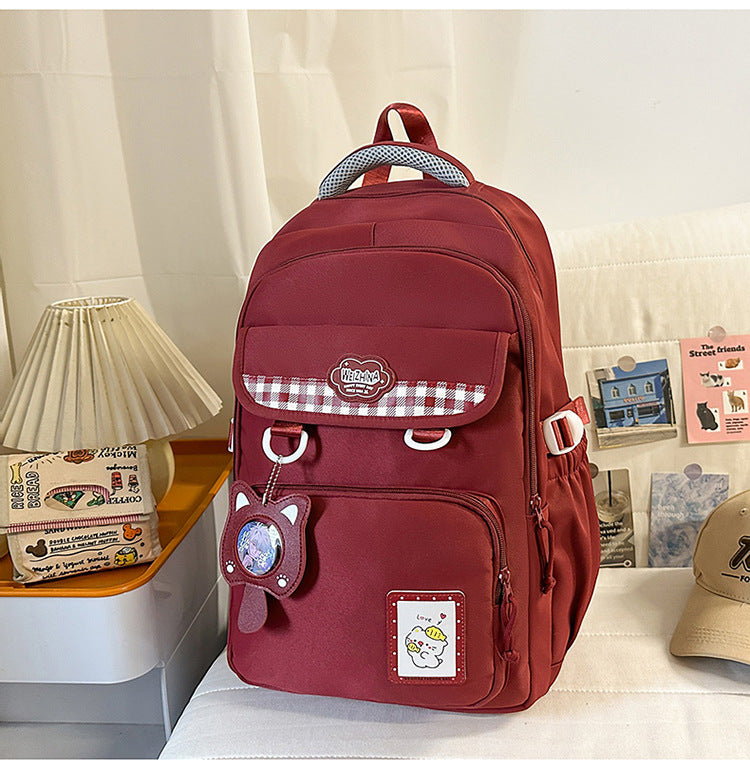 Niedlicher Charakterdesign Utility Schulrucksack
