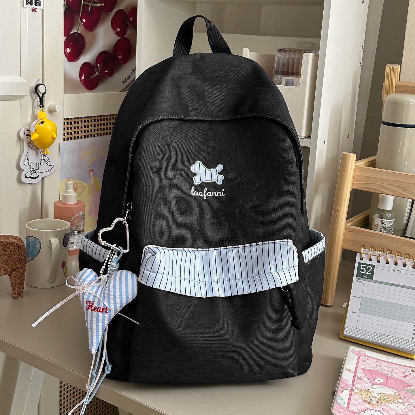 Lässiger Mehrfach-Taschen Schulrucksack