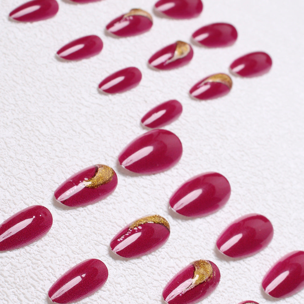 Elegante Stiletto Press-On Nagelkunst Brehn