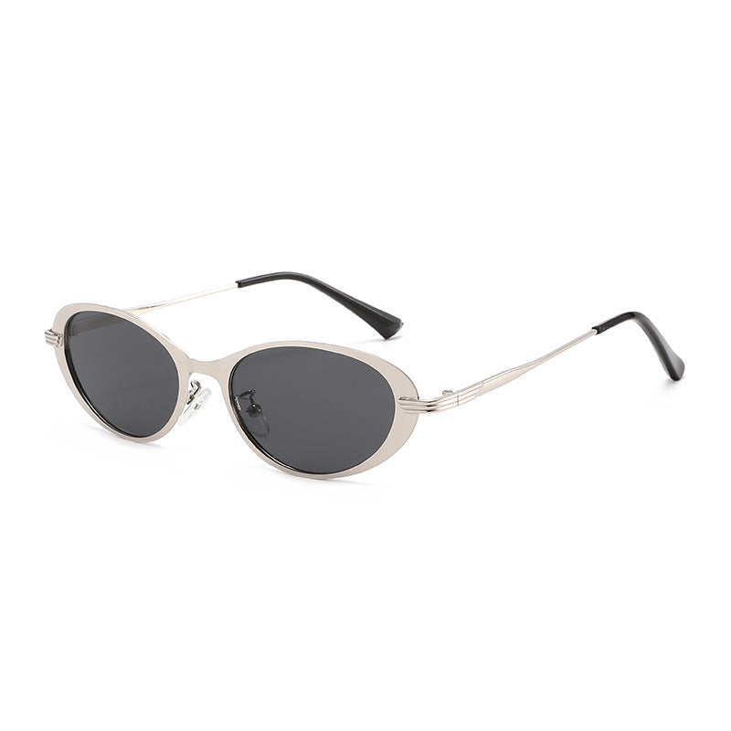 Zeitgenössische ovale Rahmen-Sonnenbrille Brehn