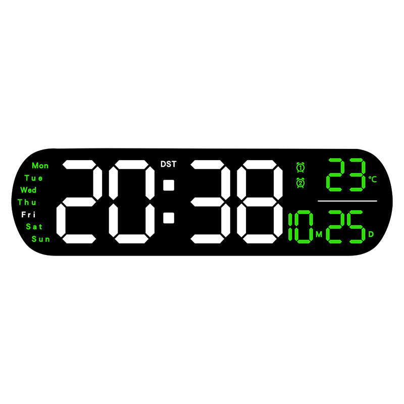 Digitaler LED-Wecker mit großem Display und Temperaturanzeige Brehn