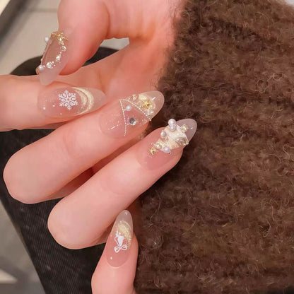 Glamouröse Dekorative Druck-Nagelkunst