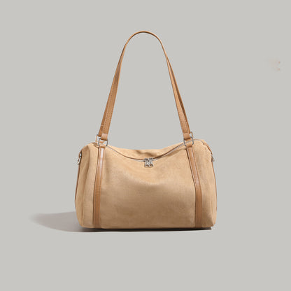 Weiche Wildleder-Schultertasche Brehn