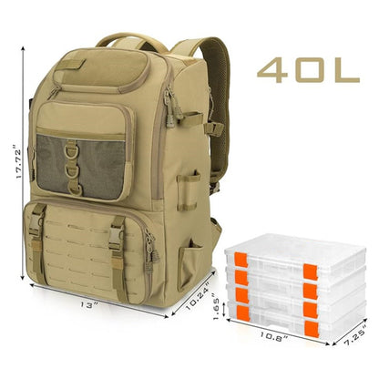 Taktische Angel-Rucksack Brehn