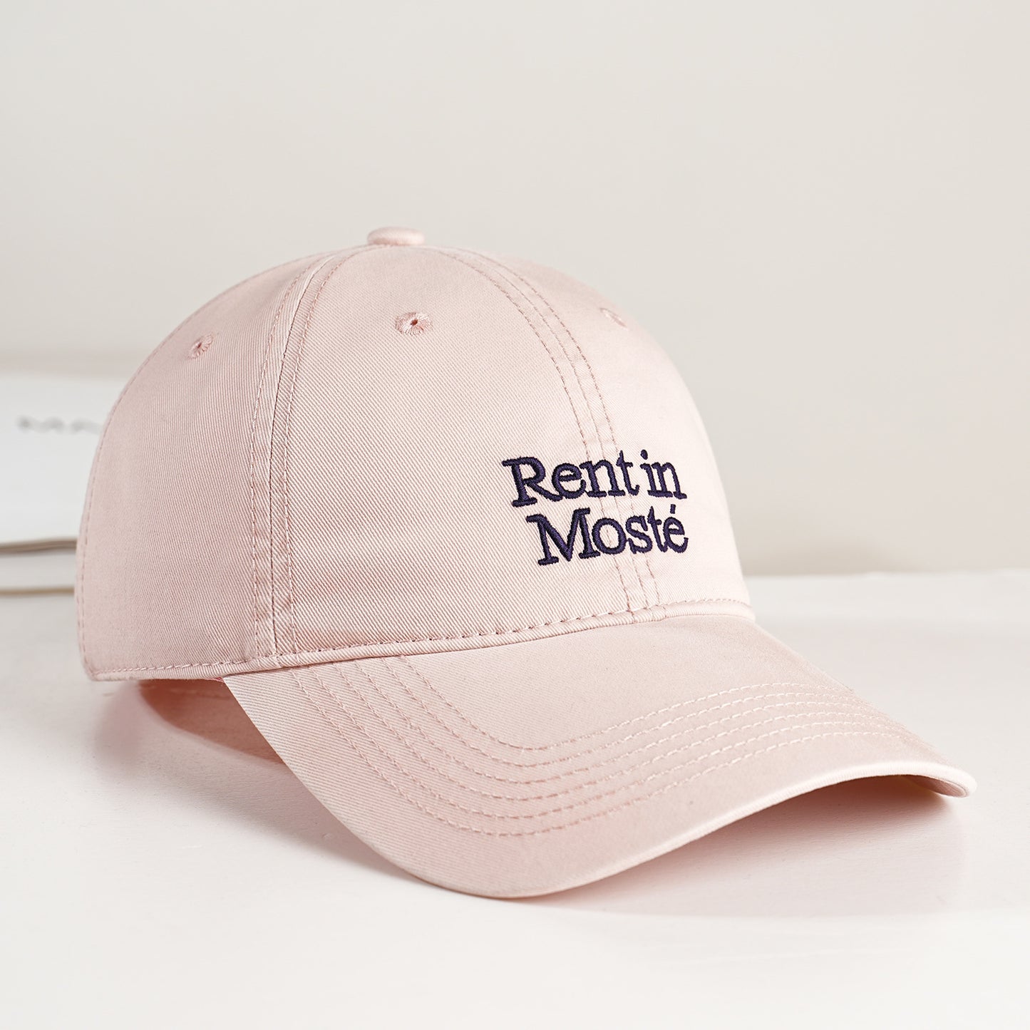 Damen Baumwoll-Baseballkappe mit gesticktem Schriftzug Brehn